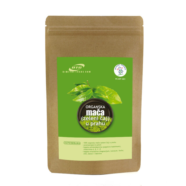Organska mača (zeleni čaj) u prahu